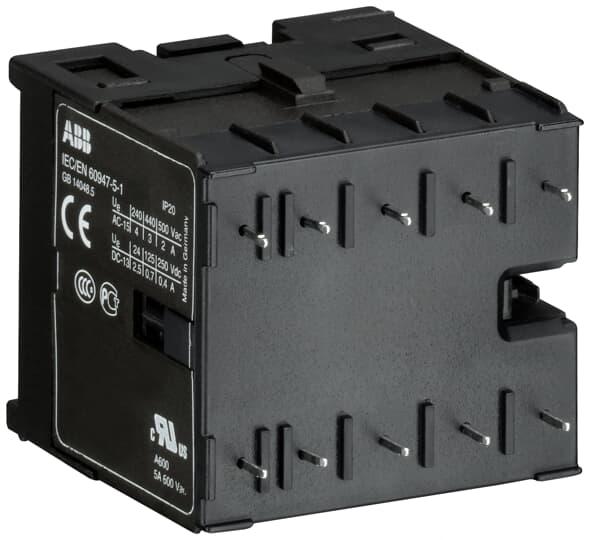 Actual product image ABB K6-31Z-P-80 Miniature auxiliary contactor 220-240V 40-450Hz GJH1211009R8310