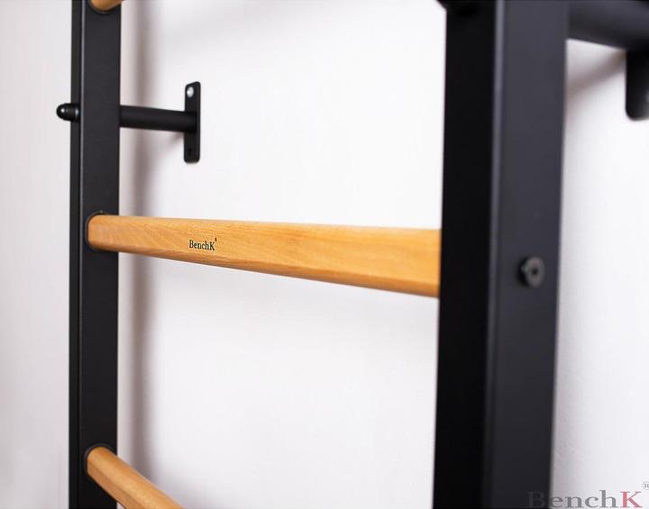 Actual product image BenchK Wall bars fitness system 721, with fixed pull-up bar
