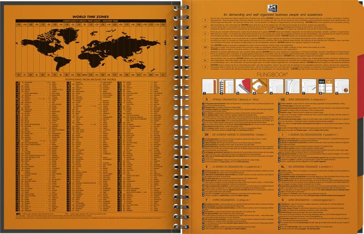 Image du produit Oxford Cahier de notes du collège Cahier de notes (A4+, Quadrillé, Couverture rigide)