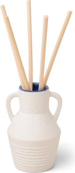 Paddywax Santorini 4Fl Oz Cream Ceramic Diffuser Cliff & Hinoki Wood (118000 ml)