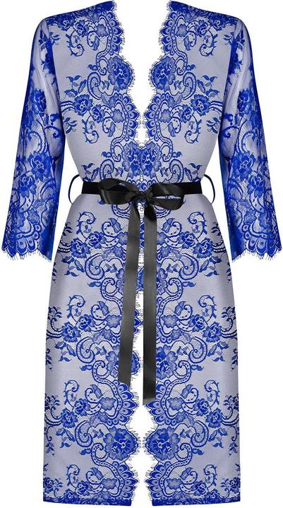 Immagine prodotto Obsessive Kobaltfarbener Kimono aus Spitze Blau (L)