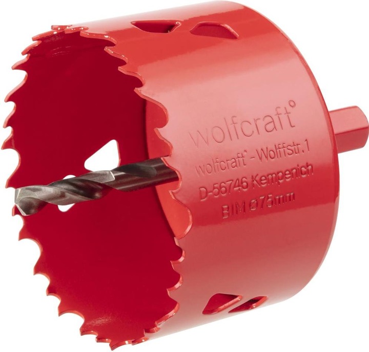 Produktbild wolfcraft Bi-Metall-Lochsäge, Ø 100 mm (6 mm)