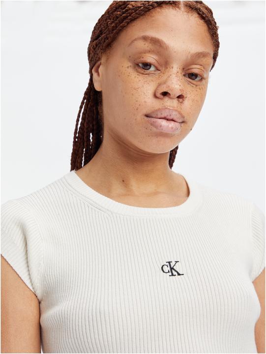 Image du produit Calvin Klein Jeans Open Back Tied Knitted Crop Top - 123149 (L)