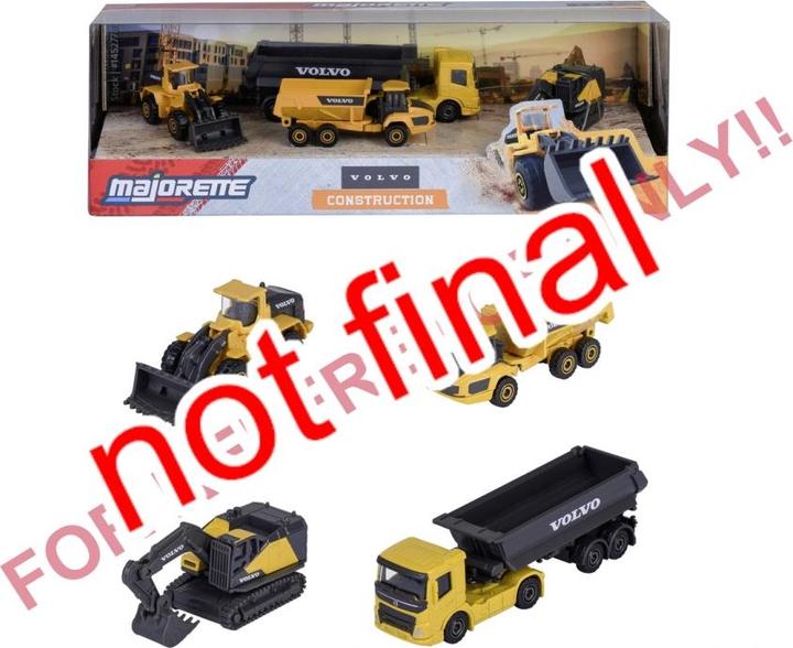 Produktbild Majorette Volvo Construction 4er Geschenkset