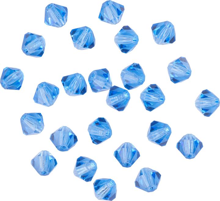 Immagine prodotto Pracht Perline glitterate in vetro, 4 mm, 25 pezzi.