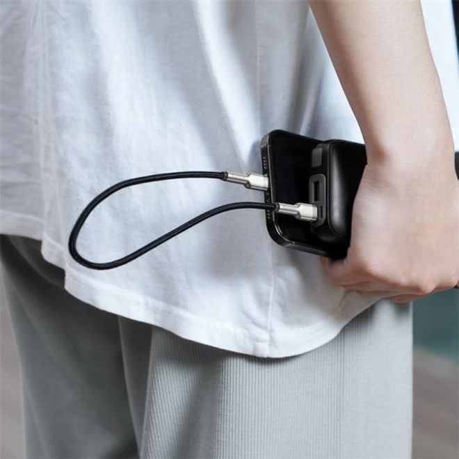 Actual product image Baseus USB C – Lightning (0.25 m, USB 3.0)