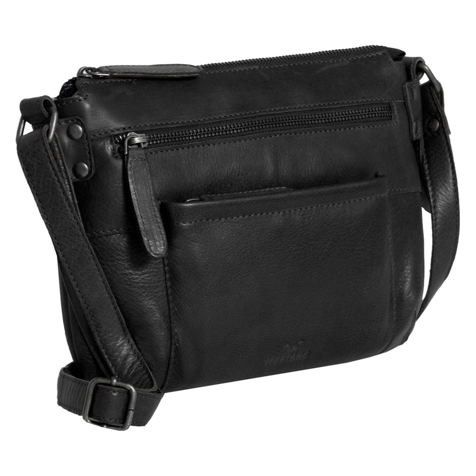 Mustang, Damen, Handtasche, Perth Shoulderbag Topzip, Schwarz