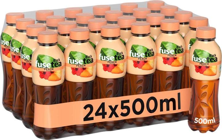 Actual product image Fusetea Peach Hibiscus (24 x 50 cl)
