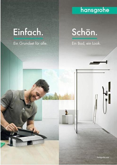 Actual product image hansgrohe Basic body uBox universal for shower channels Drain body, standard (425 mm)