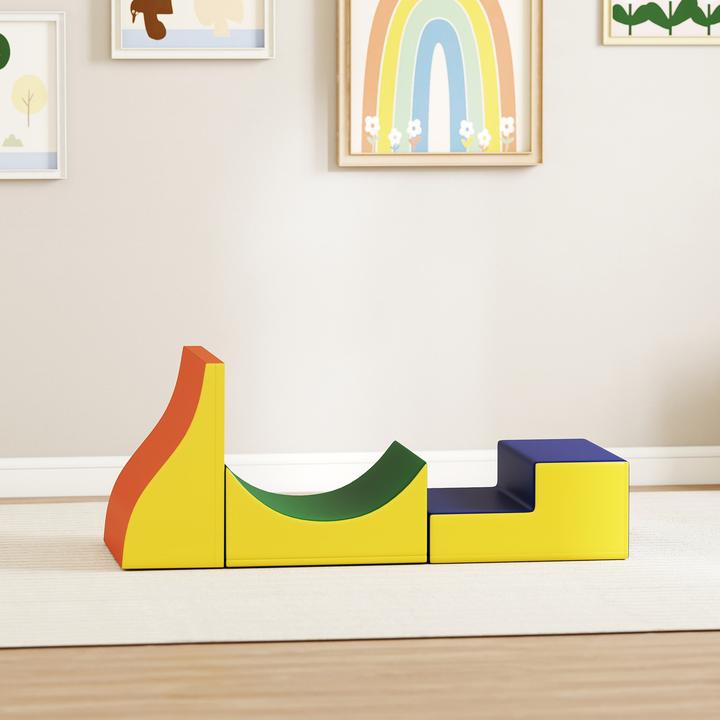Produktbild Aiyaplay Schaumstoffbausteine Kunstleder, EPE Schaumstoff Gelb