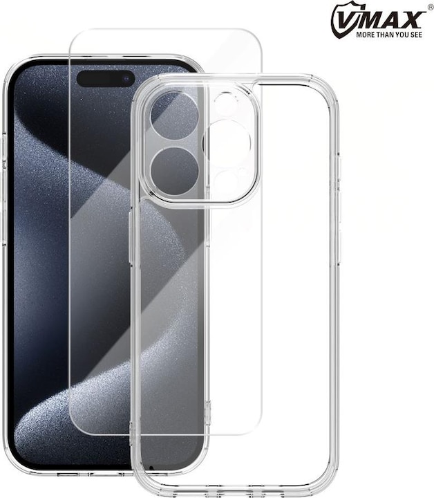 Produktbild Vmax Set Hülle + Glas 2,5D Premium für Samsung Galaxy S23 (Samsung Galaxy S23)