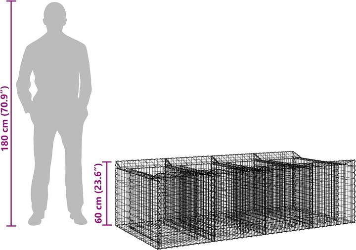 Produktbild vidaXL Zaunpaneele