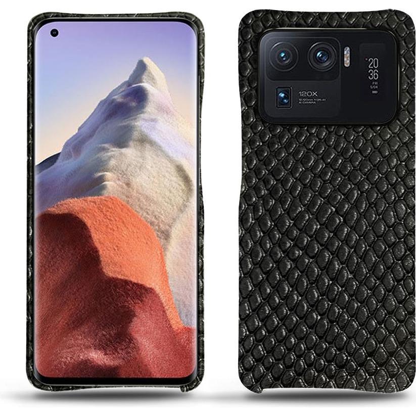 Noreve Lederschutzhülle (Xiaomi Mi 11 Ultra), Smartphone Hülle, Schwarz