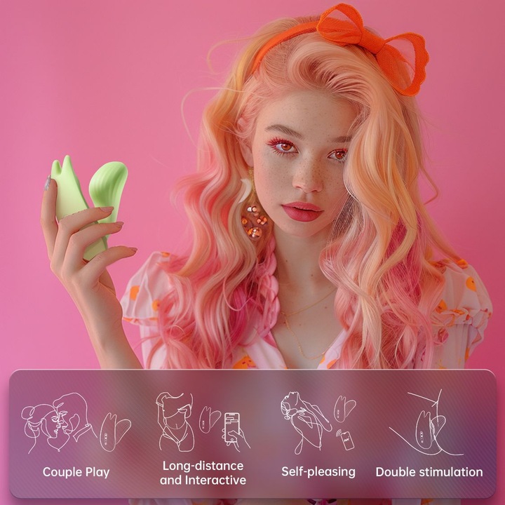Actual product image Magic Motion Umi Smart Wearable Vibrator - Green