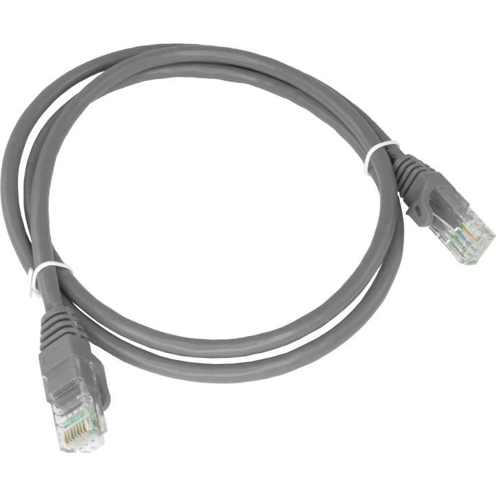 Alantec KKU6ASZA025 Patchkabel UUTP Kat6A LSOH 025m grau (U/UTP, CAT6a, 0.25 m), Netzwerkkabel