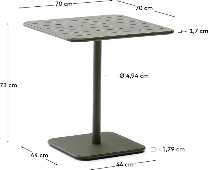 Immagine prodotto Kave Home Brai (70 x 70 x 73 cm)