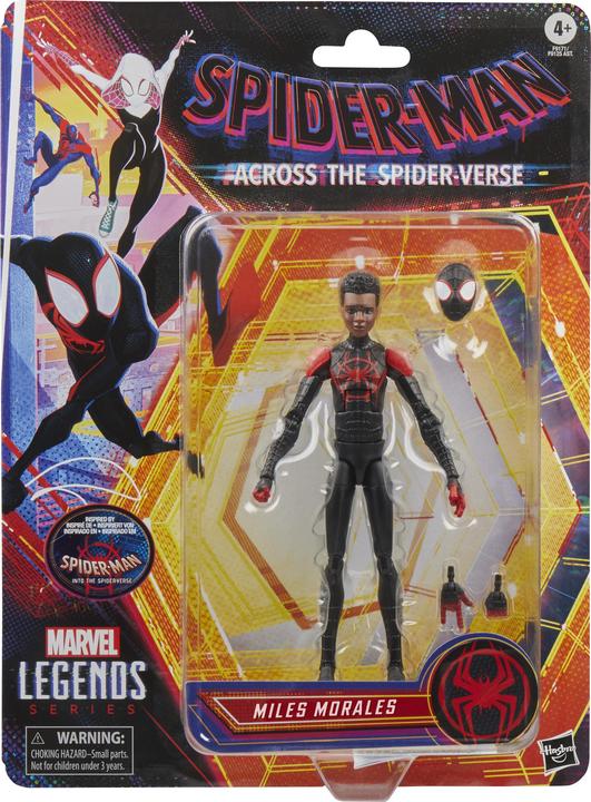 Produktbild Hasbro Spider-Man: Across the Spider-Verse Marvel Legends Actionfigur Miles Morales 15 cm