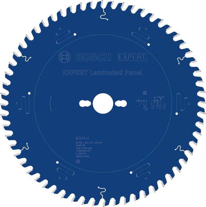 Produktbild Bosch Professional Zubehör EXPERT Laminated Panel Kreissägeblatt, 303x30 mm, T60
