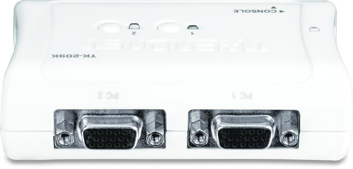 Actual product image Trendnet TK-209K 2-way USB KVM switch kit with audio