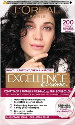 L'Oréal Paris L'OREAL Excellence Creme farba do włosów 200 Donkerbruin 176ml (Bruin)