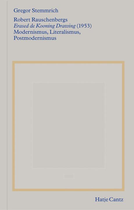 Actual product image Robert Rauschenbergs »Erased de Kooning Drawing« (1953) (German, Gregor Stemmrich, Till Gathmann, 2023)
