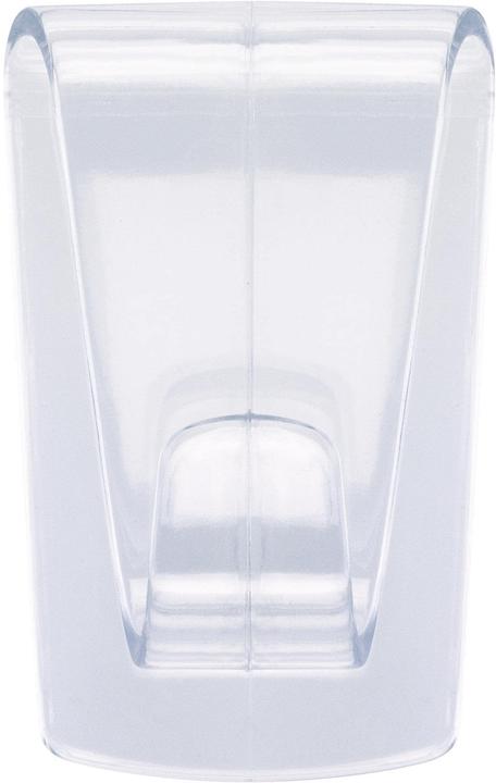 Produktbild tesa Klebehaken für Glas, 1kg Halteleistung, spurlos ablösbar & wiederverwandbar, 2 Haken