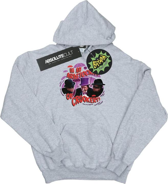 Immagine prodotto Donna/Ladies Batman Serie TV Il Pinguino Aristocratico Felpa con Cappuccio (XXL)