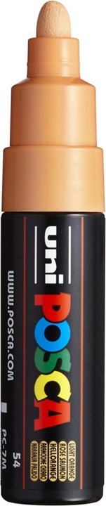 Actual product image Posca Marker PC-7M round tip (Orange, 5.50 mm, 1 x)