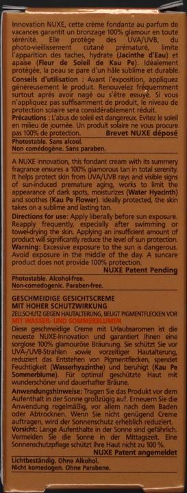 Produktbild Nuxe Fondante (Sonnencreme Gesicht, SPF 50, 50 ml, 80 g)