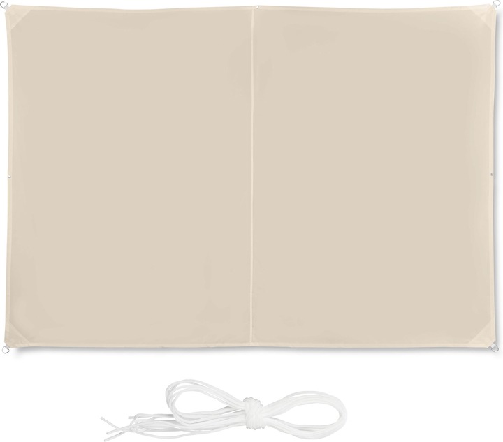 Actual product image Relaxdays Beige Rectangular Awning (400 x 300 x 0.5 cm)