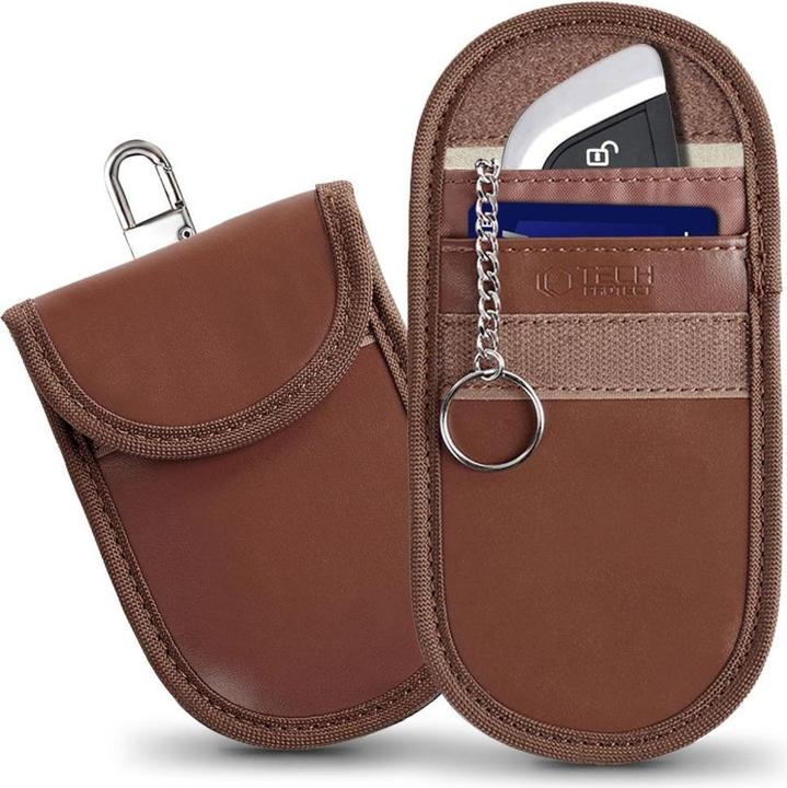 Immagine prodotto Tech-Protect KLR100 RFID Blocking Car Key Case - Brown