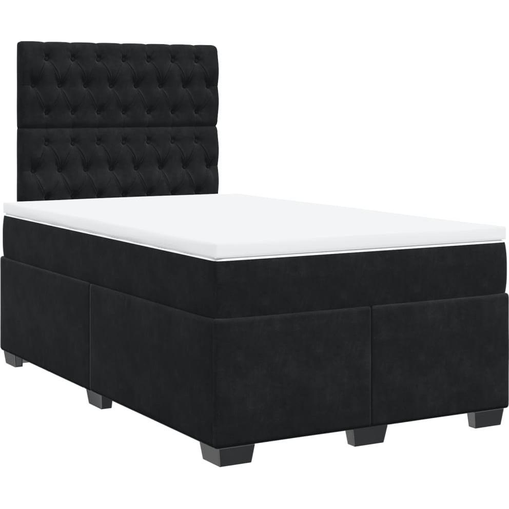 Thumbnail - VidaXL, Bett, Bo x springbett mit Matratze 120 x 200 cm Samt (120 x 200 cm)