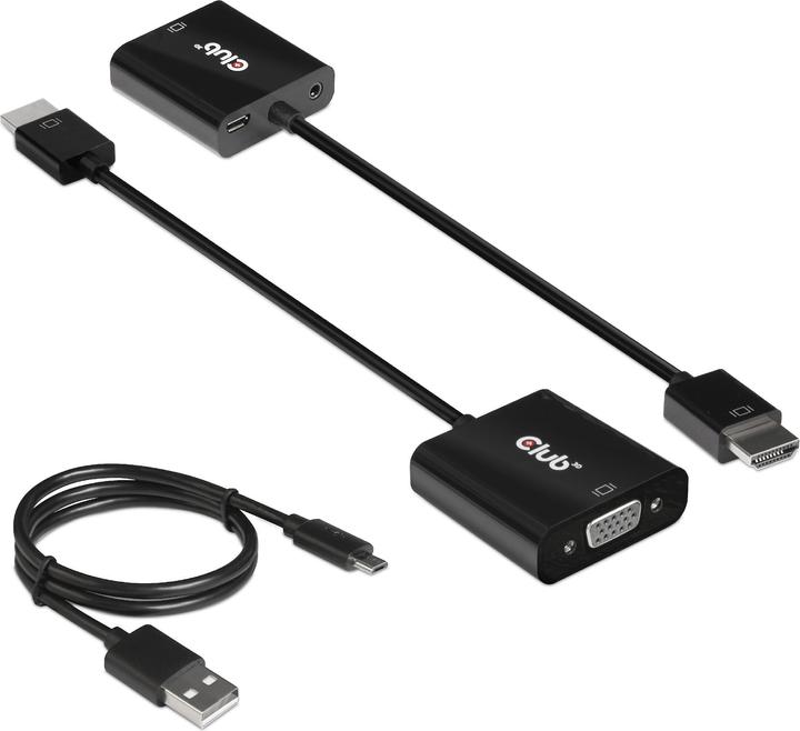Produktbild Club 3D CAC-1302 (VGA, 24 cm)
