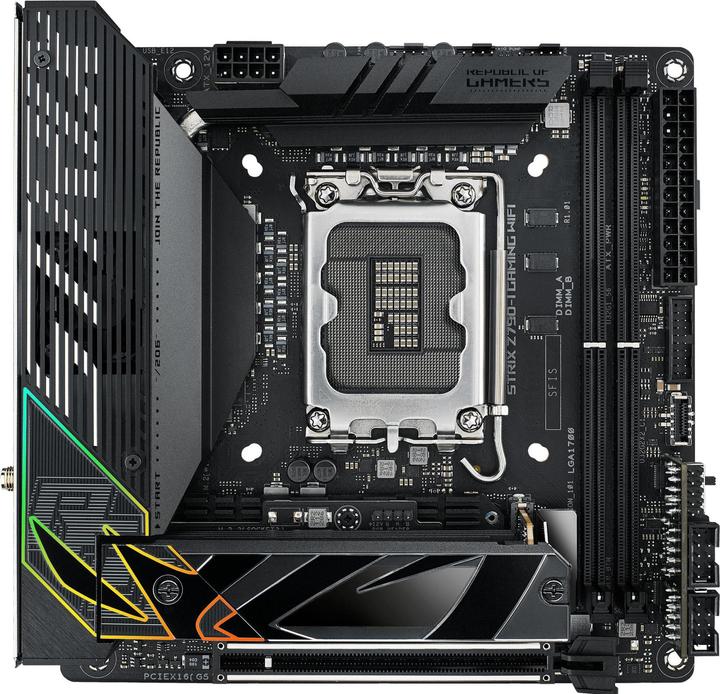 Immagine prodotto ASUS ROG Strix Z790-I Gaming Wifi (LGA 1700, Intel Z790, Mini-ITX)