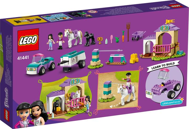 Immagine prodotto LEGO Paddock per l'allenamento e rimorchio per cavalli (41441, LEGO Friends)