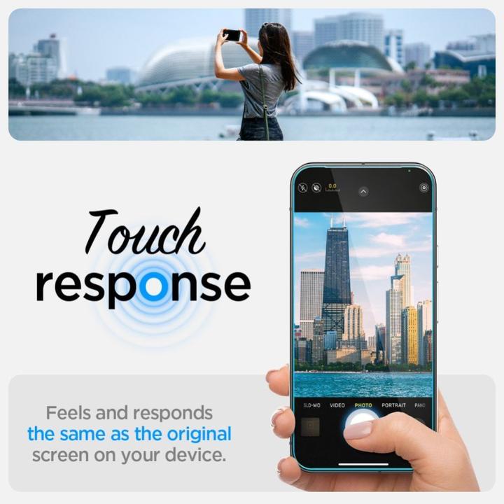 Actual product image Spigen GLAS.tR EZ Fit | Privacy Pixel 9 Screen Protector 2-Pack (2 pcs., Google Pixel 9 Pro XL)