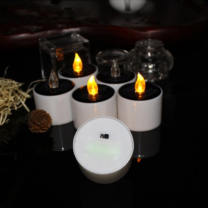 Immagine prodotto Cover-Discount Set di 6 luci solari da tè a LED (6 x)