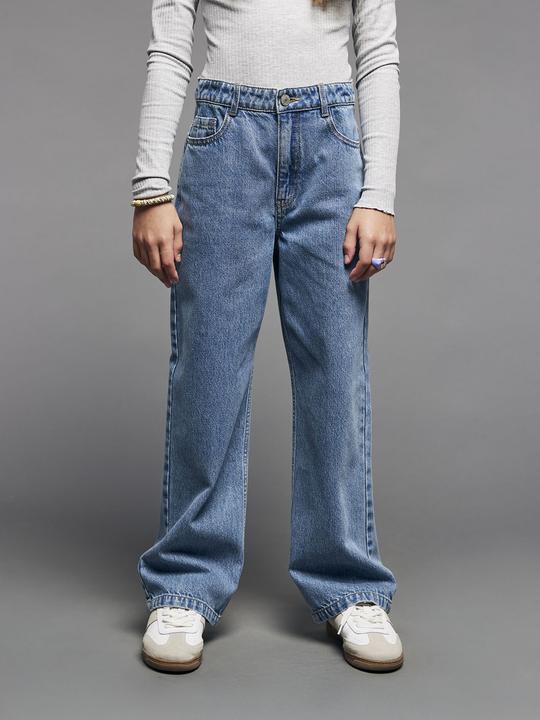 Actual product image Jonen Mädchen Loose-Fit-Jeans (128)