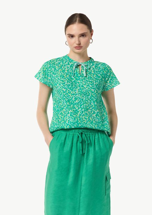 Image du produit Comma Bluse Blusenshirt mit All-over-Print (38)