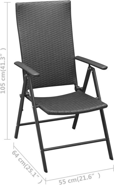 Produktbild vidaXL Garten Essgruppe (185 x 90 x 74 cm)