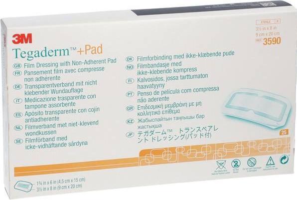 Actual product image 3M Tegaderm+Pad 9x20cm Wound pad 4.5x15cm 25 pcs. (25 x)
