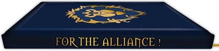 Image du produit ABYstyle WORLD OF WARCRAFT- Carnet d'alliance (A5, À rayures, Couverture rigide)