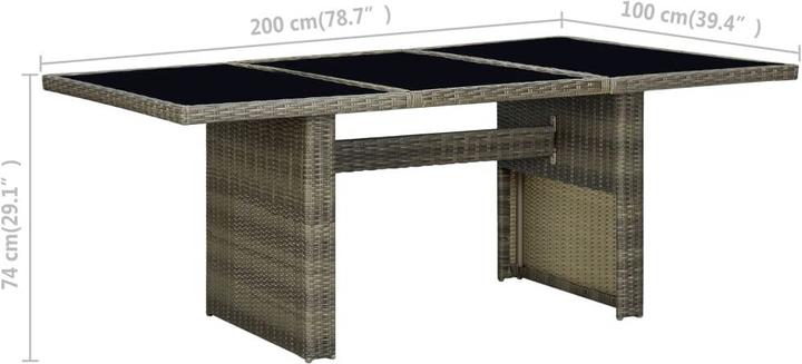 Produktbild vidaXL Jaylen (200 x 100 x 74 cm)