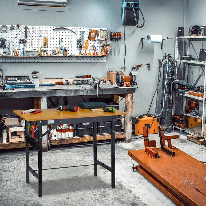 Actual product image Relaxdays Folding workbench (100 cm, 60 cm)