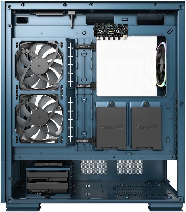 Produktbild Montech SKY TWO, Midi-Tower - blau (ATX, mATX, Mini-ITX)