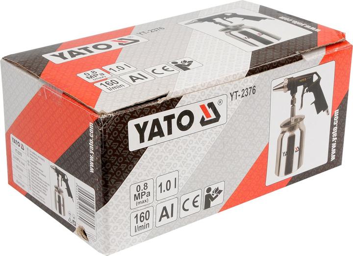 Actual product image Yato YT-2376 Compressed air sandblaster 8 bar