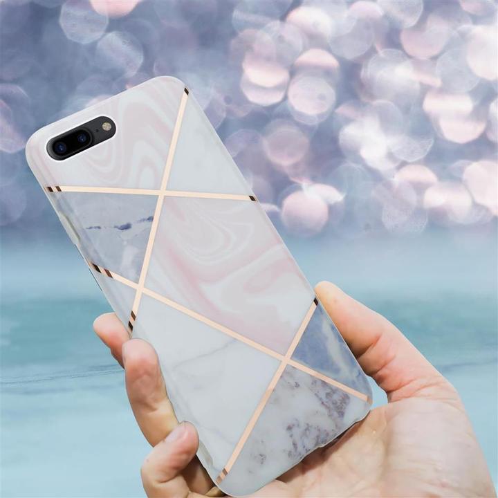 Immagine prodotto Cadorabo IMD TPU Colourful Marble Cover (Apple iPhone 7 Plus, Apple iPhone 7s Plus)
