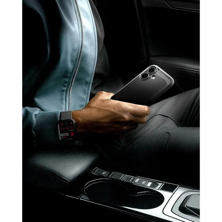 Productafbeelding Spigen - Rugged Armor MagSafe - iPhone 17 - Matte Black (Apple iPhone 17)