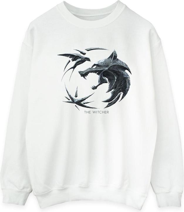 Produktbild Netflix The Witcher Wolf Logo Sweatshirt (L)