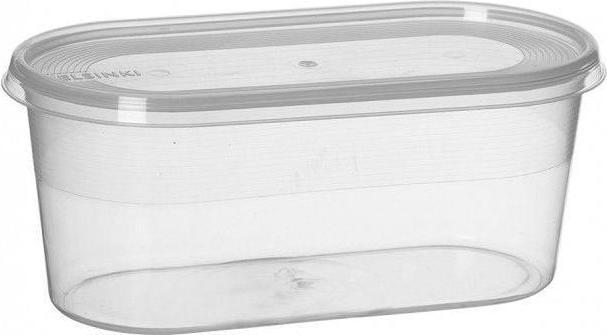 Immagine prodotto Plast team Vasetto Helsinki per congelamento, 0,8 litri, ovale (0.80 l)